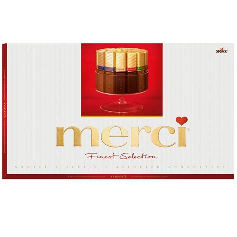 Merci Finest Selection 400g Packung mit 32 Schokoladenstücken
