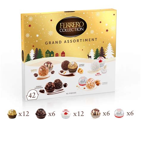 Merci-Pralinensortiment aufgemacht