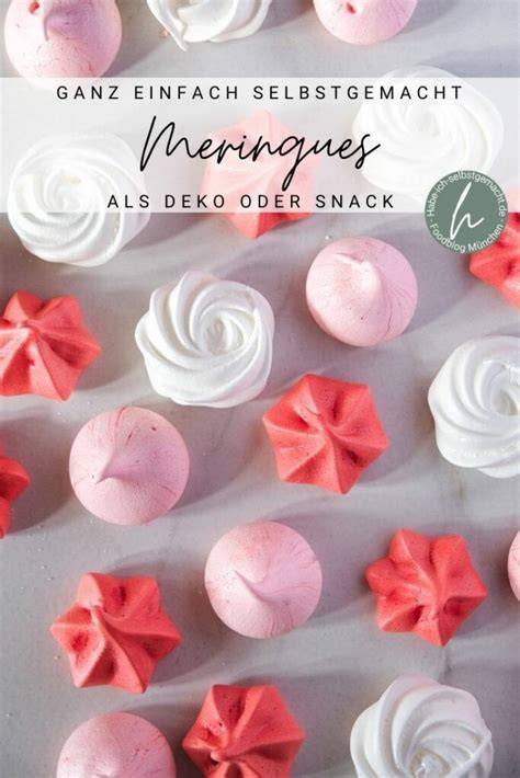 Meringues als Kuchen-Deko