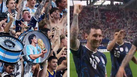 Messi Geburtstagskuchen in den argentinischen Nationalfarben