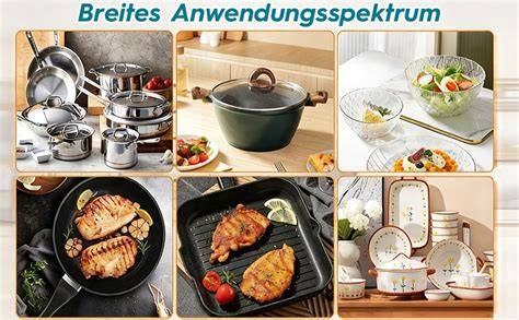 Mikrowellengeeignete Schüsseln und Küchenutensilien