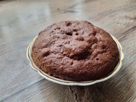 Mikrowellenkuchen frisch serviert