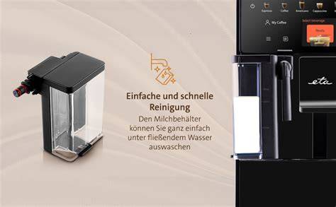 Milchbehälter-Reinigung nach Kakaozubereitung