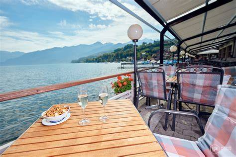 Milchhäusl am Schliersee, Terrasse mit Seeblick