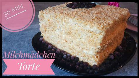 Milchmädchen Torte Schichten und Zutaten