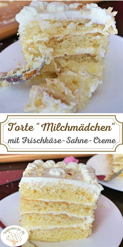 Milchmädchen Torte mit Sahne und Keks-Krümeln dekoriert
