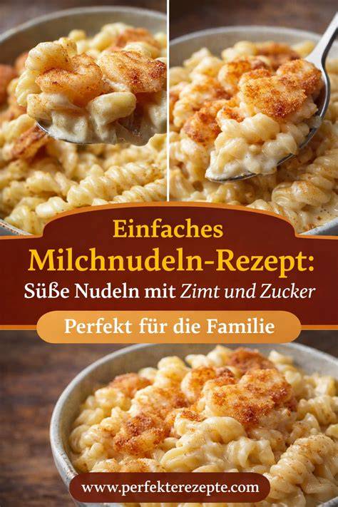Milchnudeln mit Vanillesoße Infografik