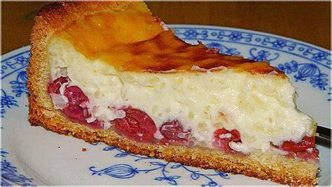 Milchreiskuchen Boden und Füllung - einfache Zubereitung