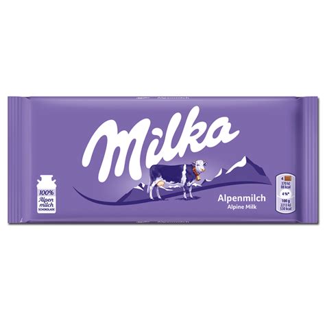 Milka Alpenmilch Schokoladentafel