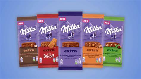 Milka Extra Schokoladentafel 190g, verschiedene Sorten