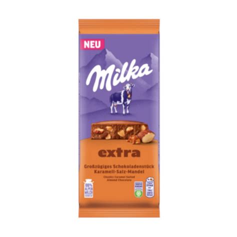 Milka Mandel Karamell Tafel Vorderseite