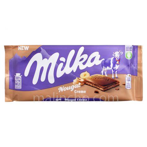 Milka Nougat Creme Verpackung