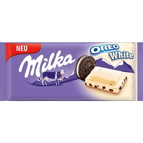 Milka Oreo White Schokolade Inhaltsstoffe Skizze