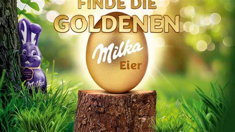Milka Ostereiersuche Illustration