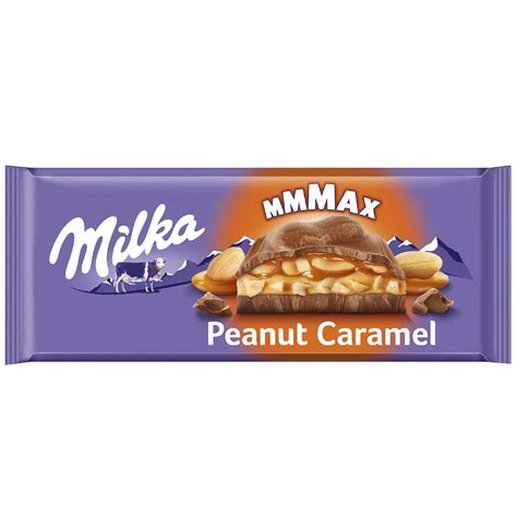 Milka Peanut Caramel Schokoladentafel mit Erdnüssen und Karamell