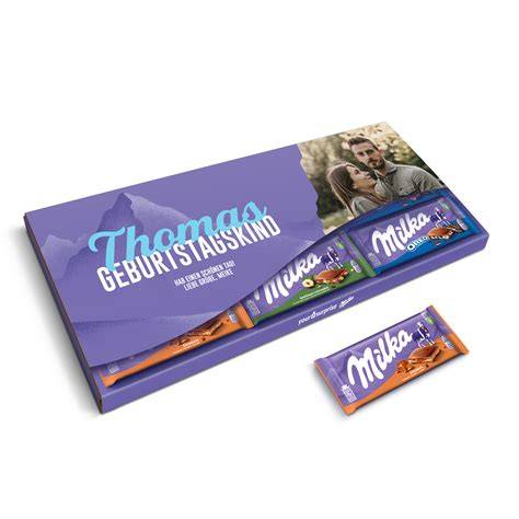 Milka Schokoladengeschenke personalisieren Schritt-für-Schritt