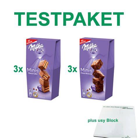 Milka Snackriegel und Minis