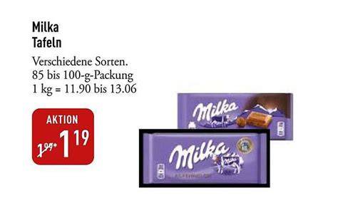 Milka Sortiment: Verschiedene Sorten, Riegel & Saisonartikel