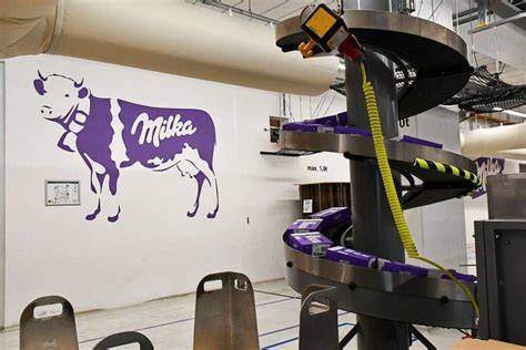 Milka Werk Lörrach: Produktion und Verpackungslinien