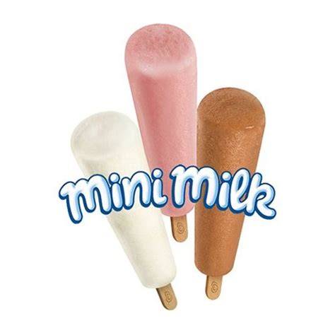 Mini Milk Schoko am Stiel, Querschnitt mit Schokoüberzug und Kern
