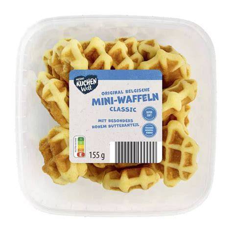 Mini Waffeln Verpackung und Inhaltsstoffe