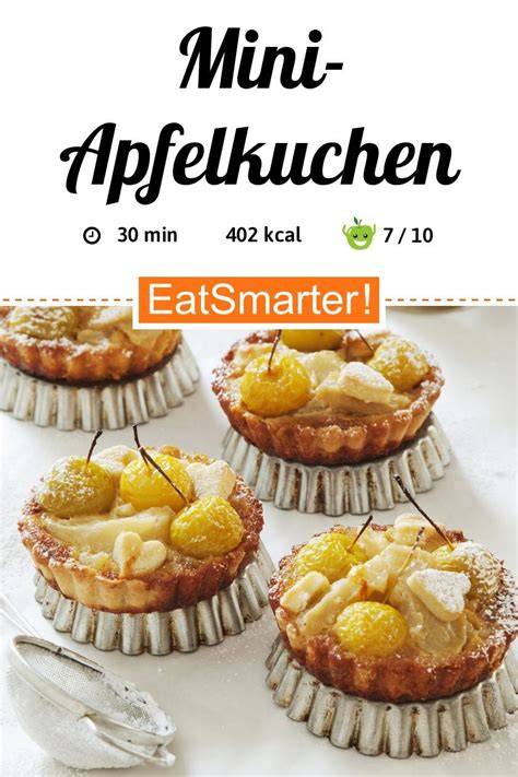 Mini-Apfelkuchen auf Kuchengitter