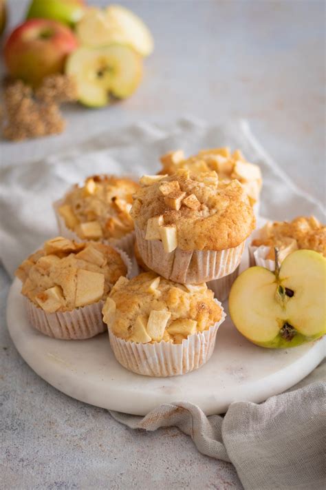 Mini-Apfelmuffins in Silikonförmchen