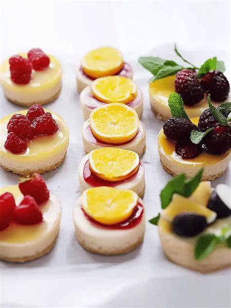 Mini-Cheesecakes als Fingerfood