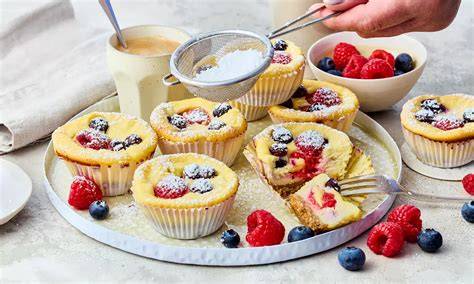 Mini-Cheesecakes im Muffinblech