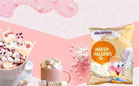Mini-Dickmanns und verschiedene Marshmallow-Varianten zum Kakao