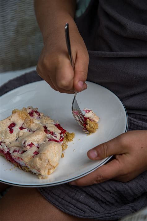 Mini-Himbeer-Joghurt-Törtchen auf Haferboden