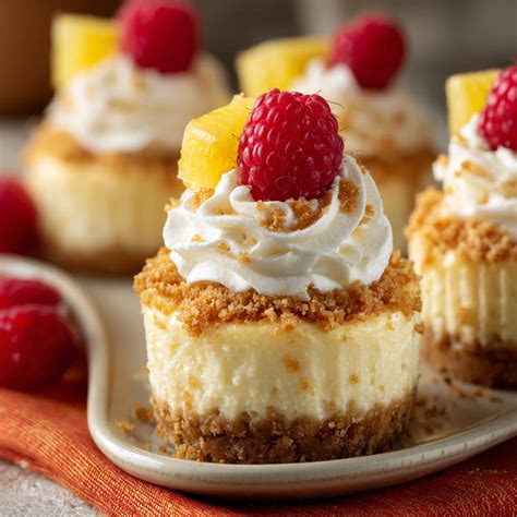 Mini-Käsekuchen Varianten mit Früchten