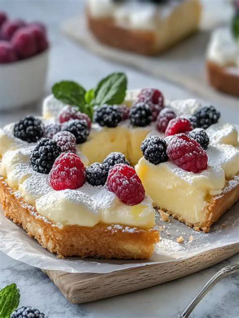 Mini-Käsekuchen in filigranen Filoteigförmchen mit frischen Beeren