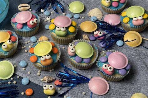 Mini-Maulwurfkuchen Muffins für Kindergeburtstag