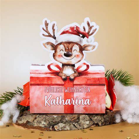 Mini-Stollen in Geschenkverpackung