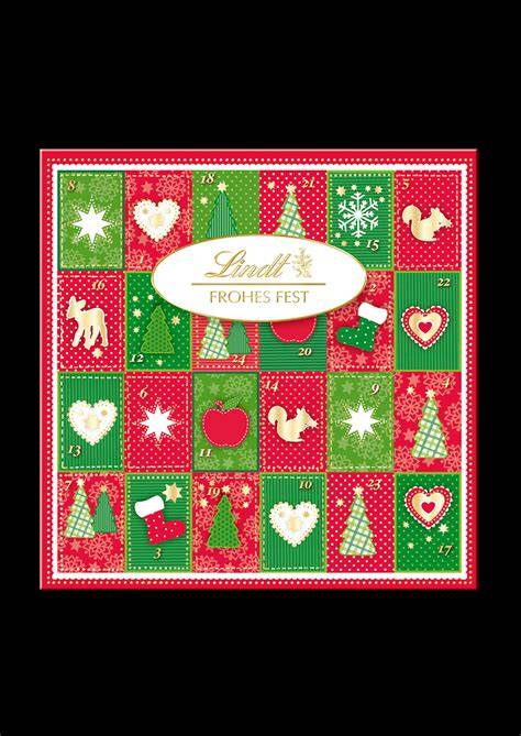 Mini-Tisch-Adventskalender auf Schreibtisch