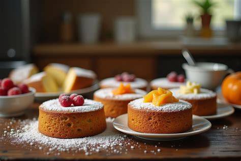 Miniatur-Spirituosenflaschen auf Kuchen
