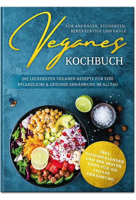 Minimalistisches Cover veganes, zuckerfreies Kochbuch
