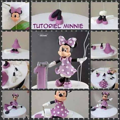 Minnie Fondant Figur auf Kapa Platte
