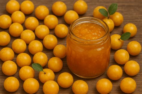Mirabellenmarmelade im Glas