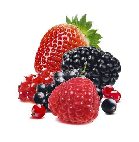 Mischung aus Erdbeeren und Johannisbeeren in einer Schale