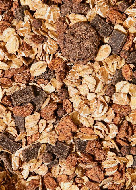 Mischung aus Schokomüsli und typischen mymuesli-Zutaten