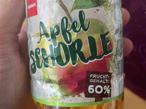 Mischungsverhältnis Apfelschorle für weniger Zucker