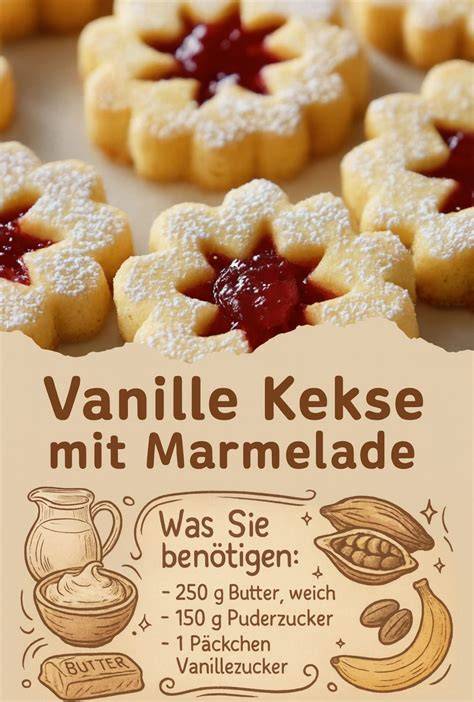 Mit Schokoladenmuster verzierte Vanillekekse