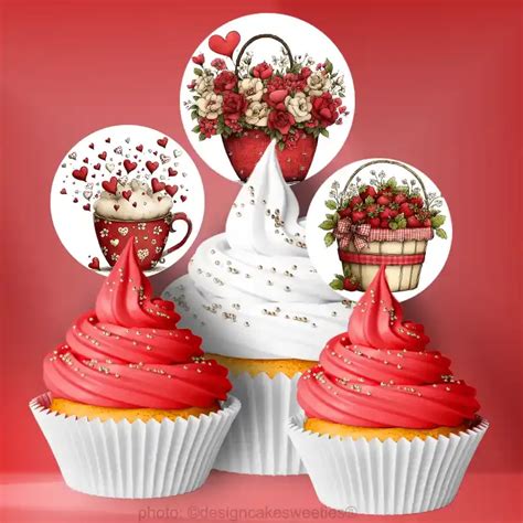 Modern bedruckte Motiv-Oblaten für Torten und Cupcakes
