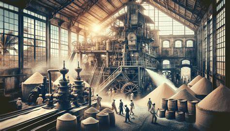 Moderne Zuckerfabrik auf Mauritius