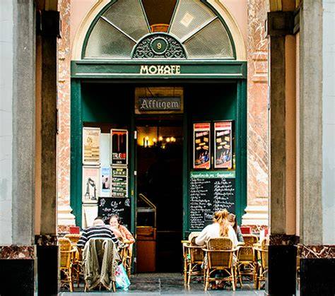 Mokafé Taverne in der Königlichen Galerie von Saint Hubert