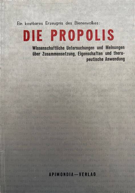 Molekulare Zusammensetzung und Schlüsselinhaltsstoffe von Propolis