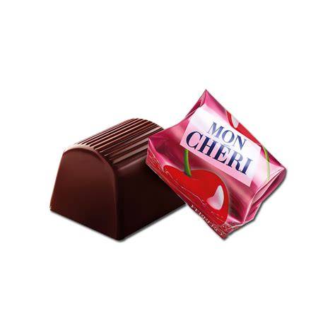 Mon Chéri Praline, Querschnitt (Kirsche, Schokolade, Likör)
