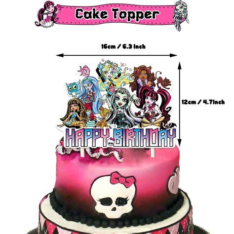 Monster High Kuchen mit Dekoration